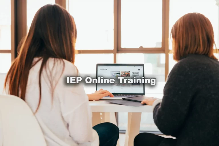 IEP Online Training