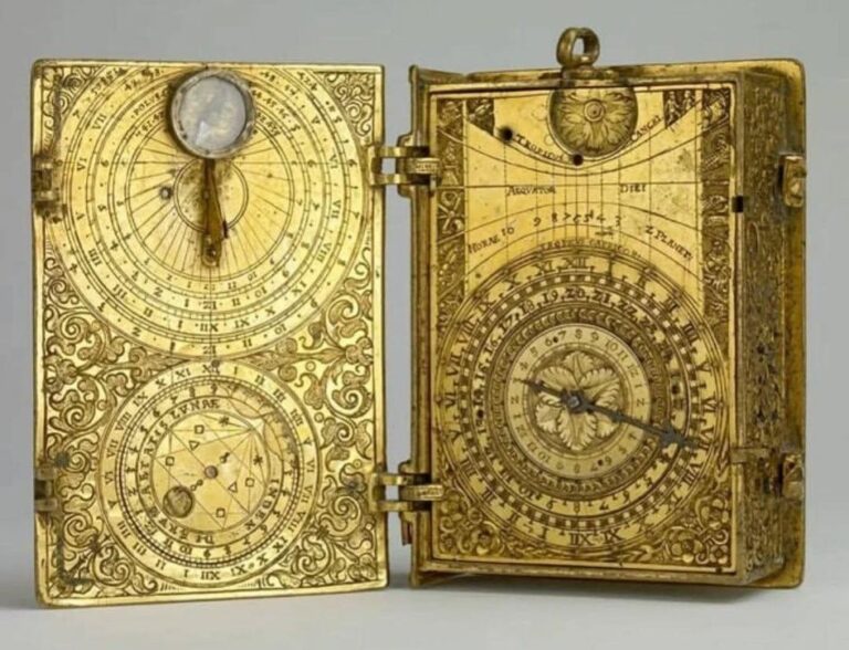Hans Koch gilt-brass clock-watch 1580