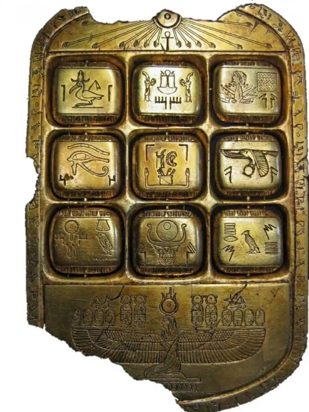 Golden Egyptian Tablet