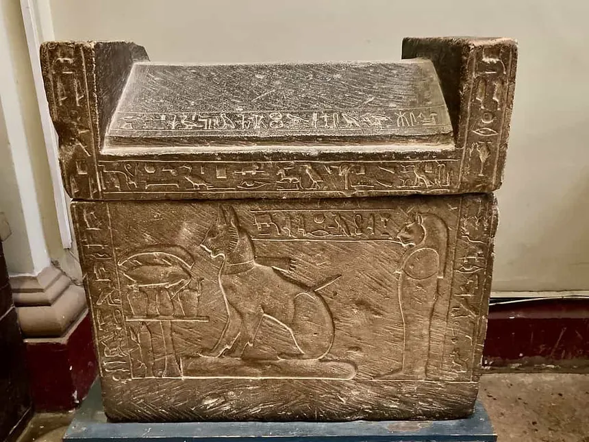 Ancient Egyptian Cat Sarcophagus