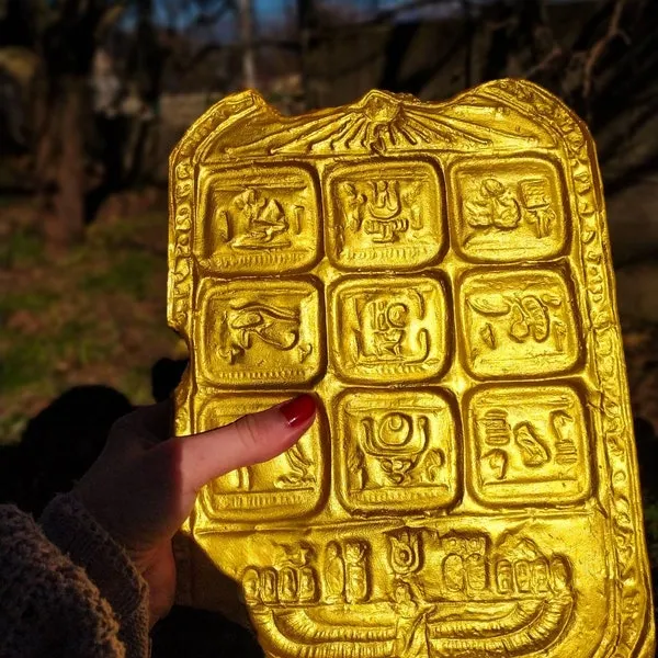 Golden Egyptian Tablet