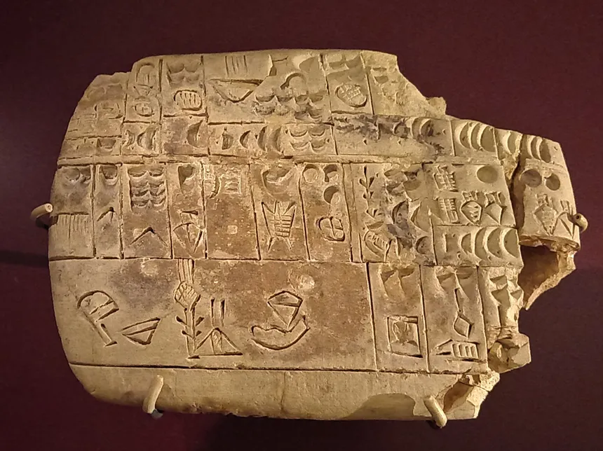 Jemdet Nasr tablet Mesopotamia
