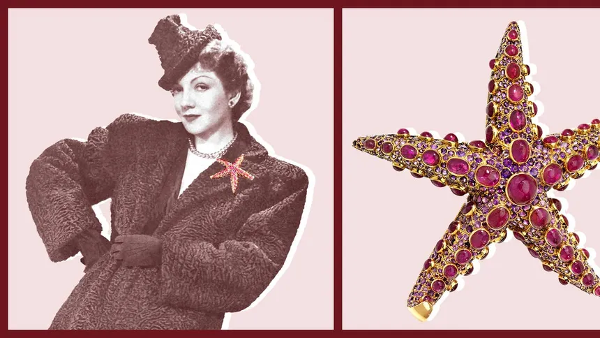 René Boivin Starfish Brooch