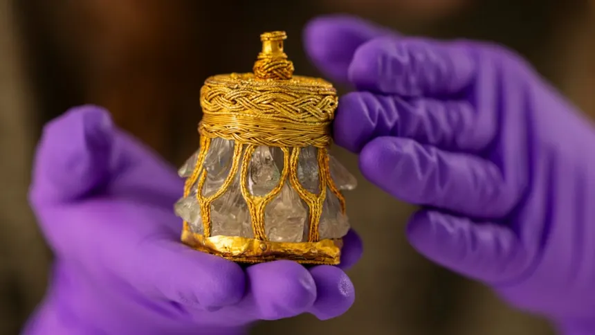 Roman Rock Crystal Jar Galloway Hoard