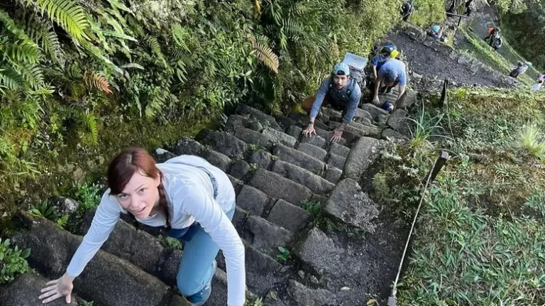 Stairs of Death Machu Picchu