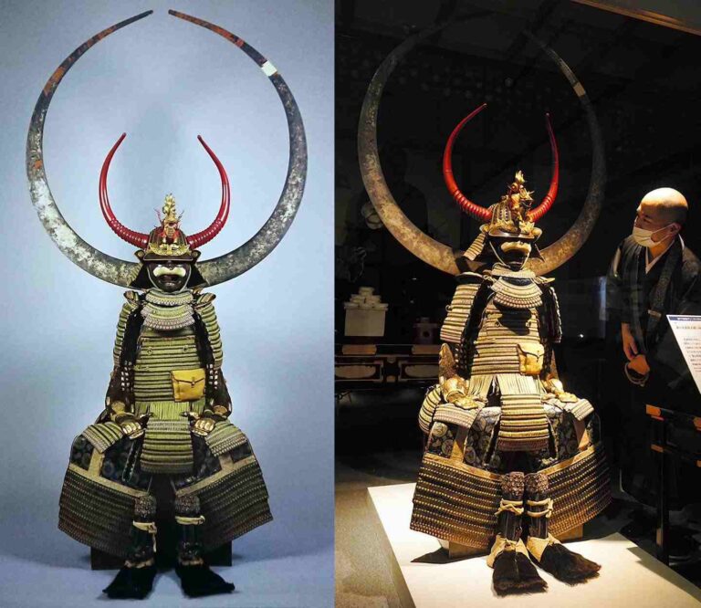 crescent moon samurai armor