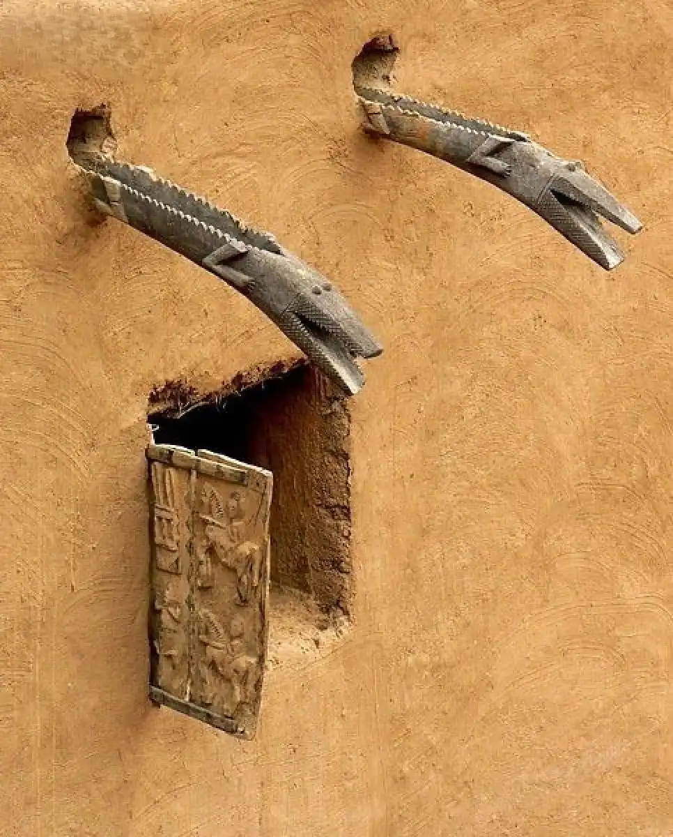 Crocodile Rain Spouts of Mali