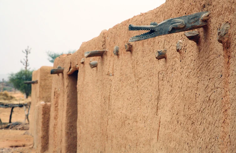 Crocodile Rain Spouts of Mali