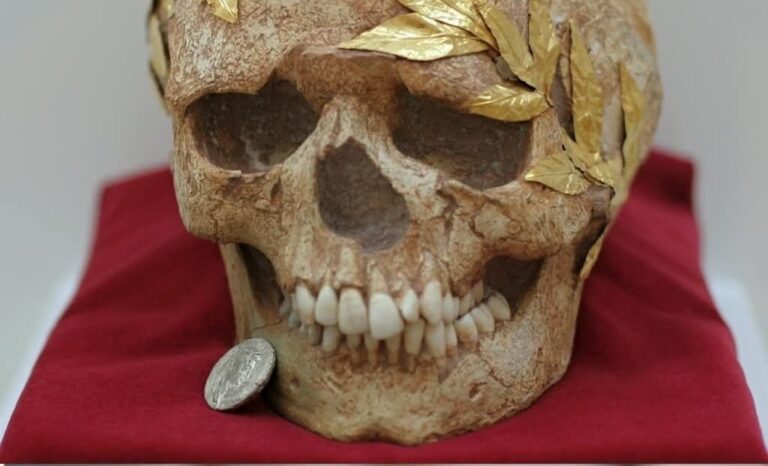 Golden laurel wreath burial Crete