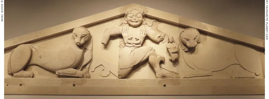 Gorgona Medusa pediment Corfu