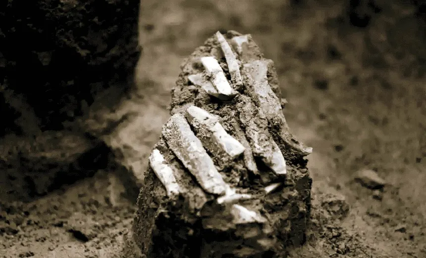 Ice Age hunter tool pouch