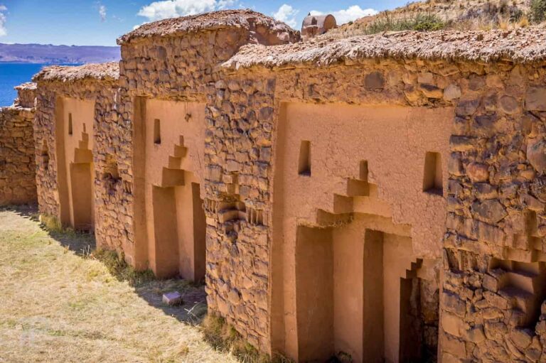Inca ruins Isla del Sol Bolivia