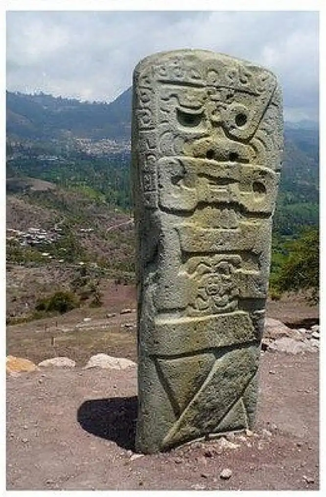 Monte Albán Danzantes Zapotec carvings