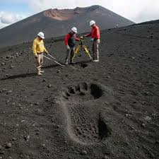 Mount Etna Giant Footprint