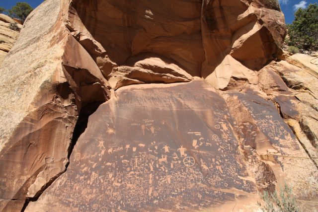 Newspaper Rock petroglyphs