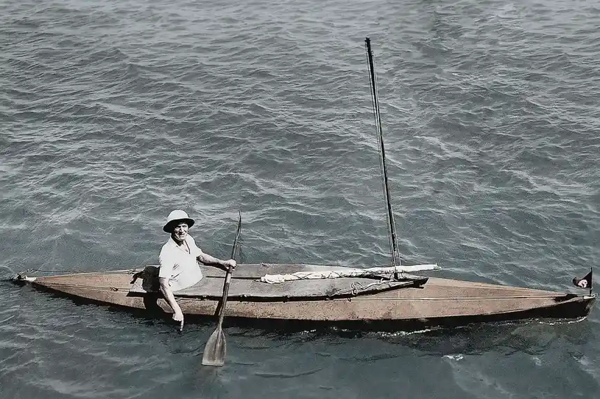 Oskar Speck kayak journey