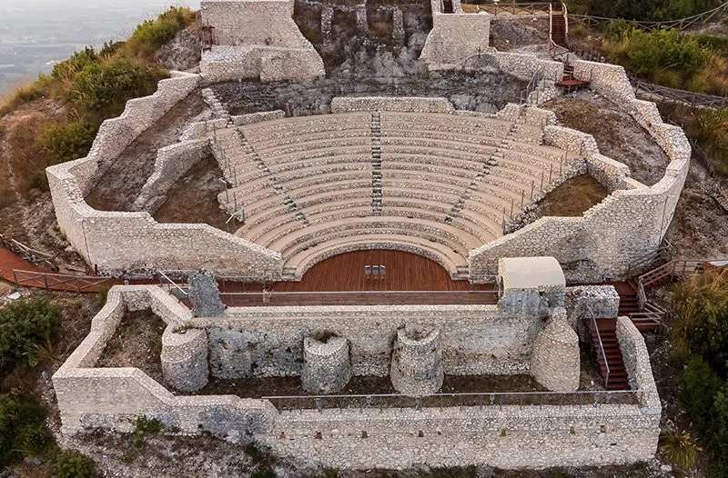 Roman temple-theater Caserta