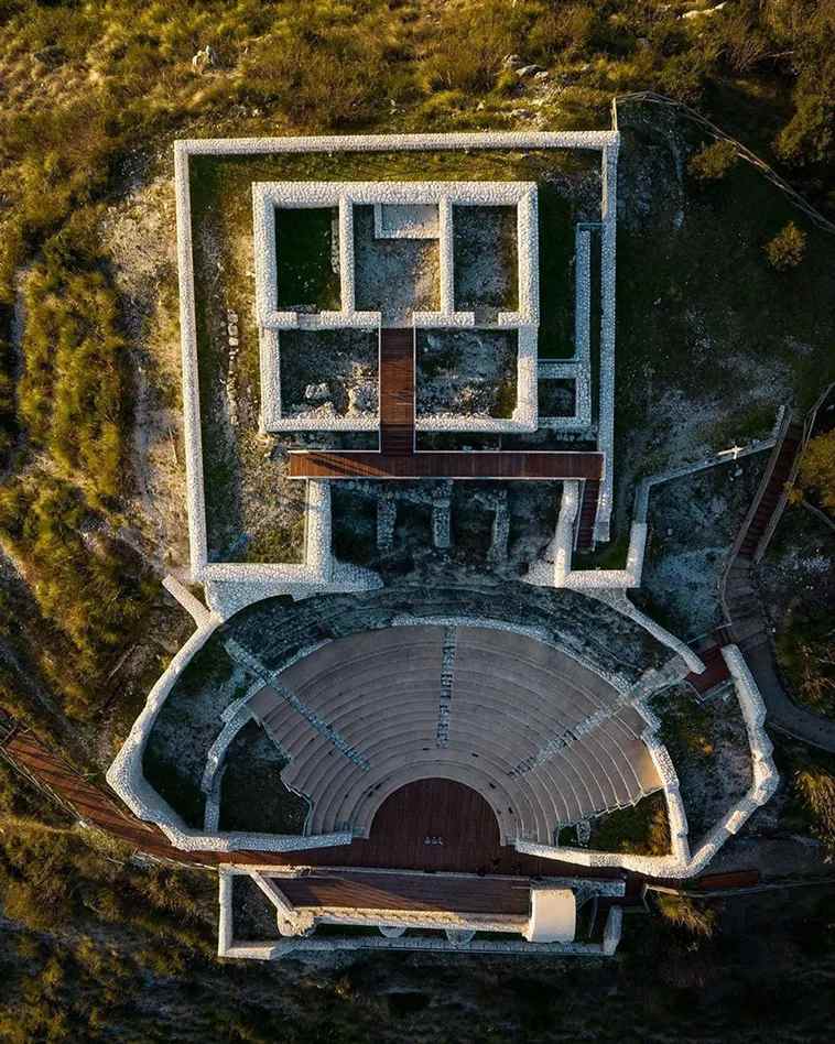 Roman temple-theater Caserta