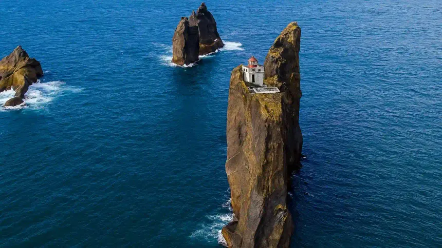 Þrídrangaviti Lighthouse Iceland