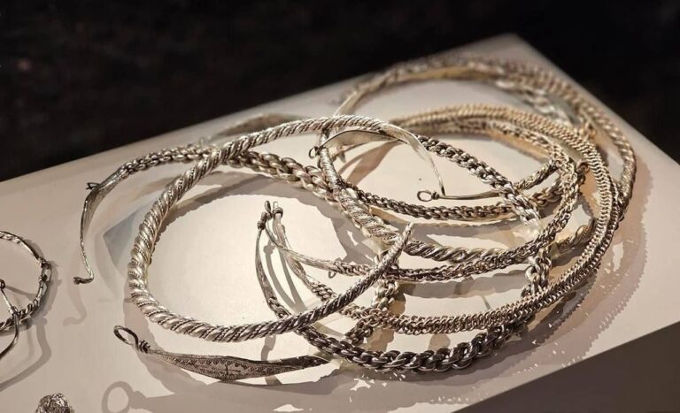 Viking silver treasure Täby Sweden