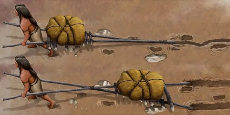 White Sands travois evidence