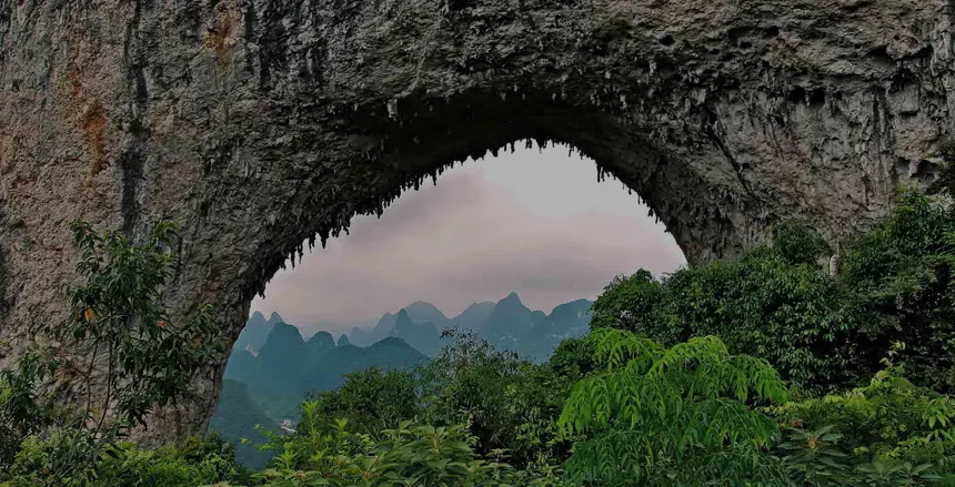 Yangshuo Moon Hill