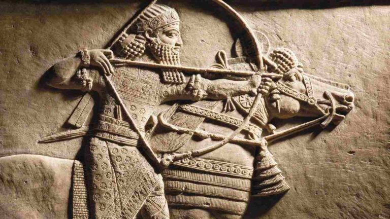 Ashurbanipal lion hunt relief