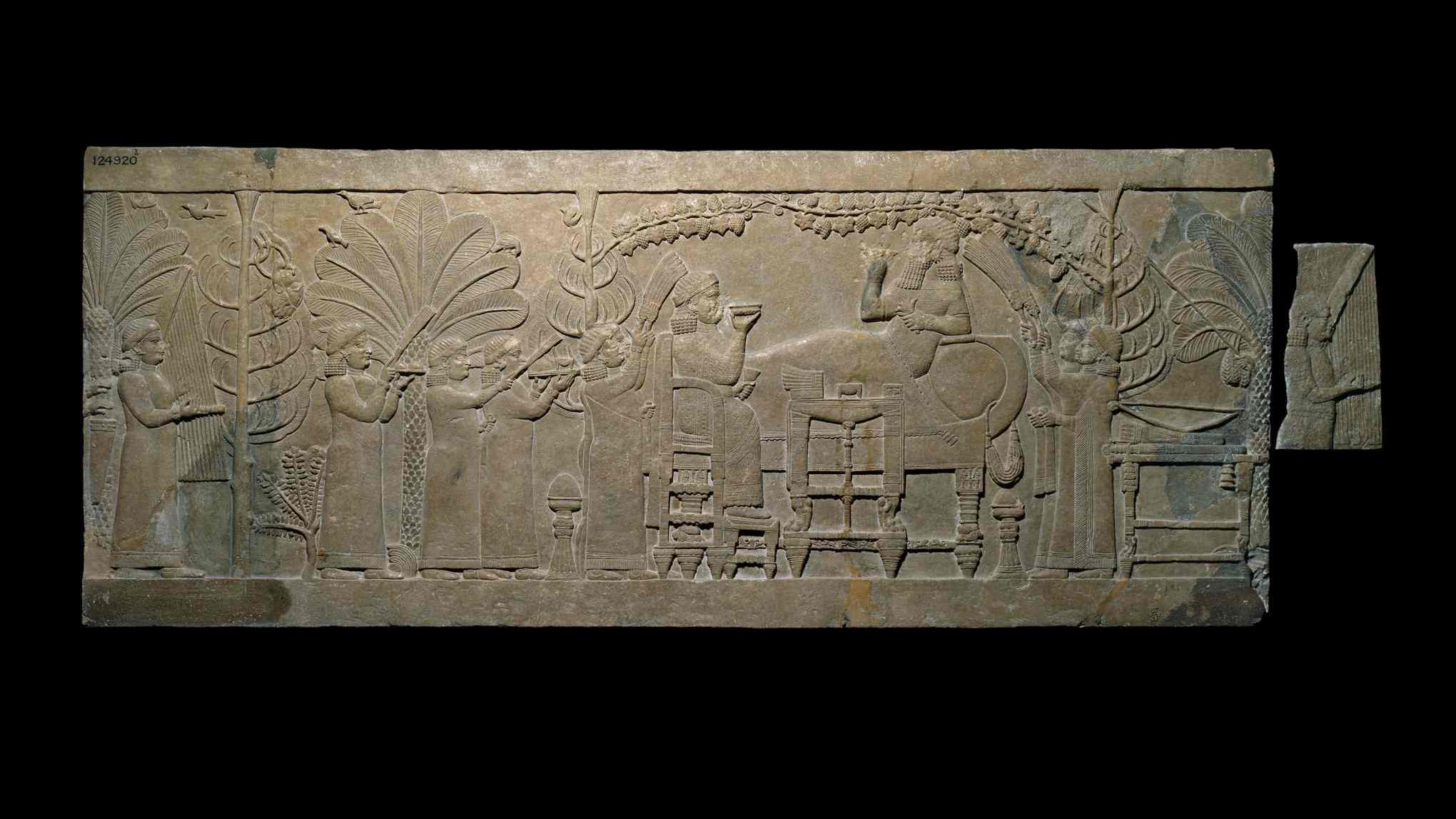 Ashurbanipal lion hunt relief