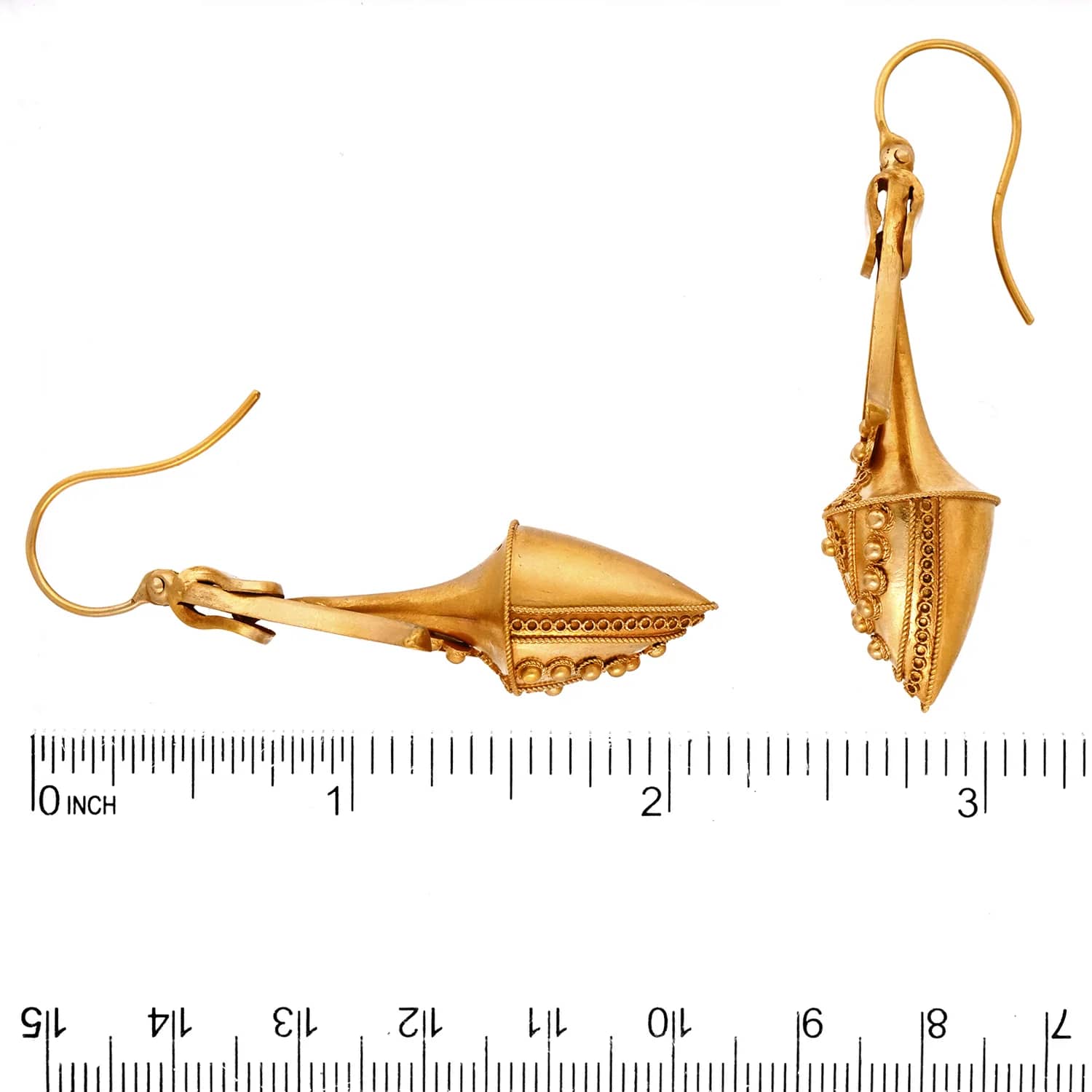 Gilded European Earrings 18th Century