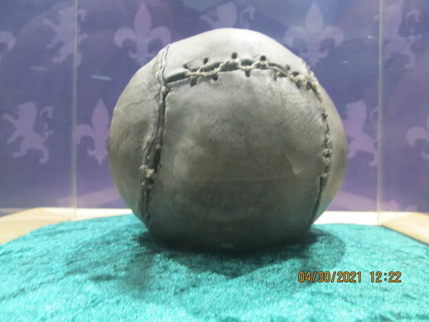 oldest soccer ball Stirling Castle